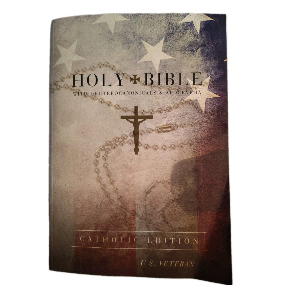 Catholic Holy Bible U.S. Veteran Giant Large Print American Bible Society 2018